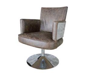 Wholesale Circular Base Aviator Leather Office Chair from china suppliers