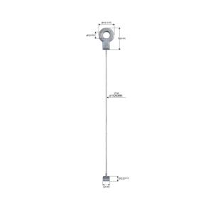 Wholesale 1mm Diameter Stainless Steel Wire Rope Sling With Dia Casting Eyelet YW86528 from china suppliers