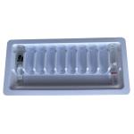 PET blister packaging tray 1ml 2ml water injection medicine ampoule tray
