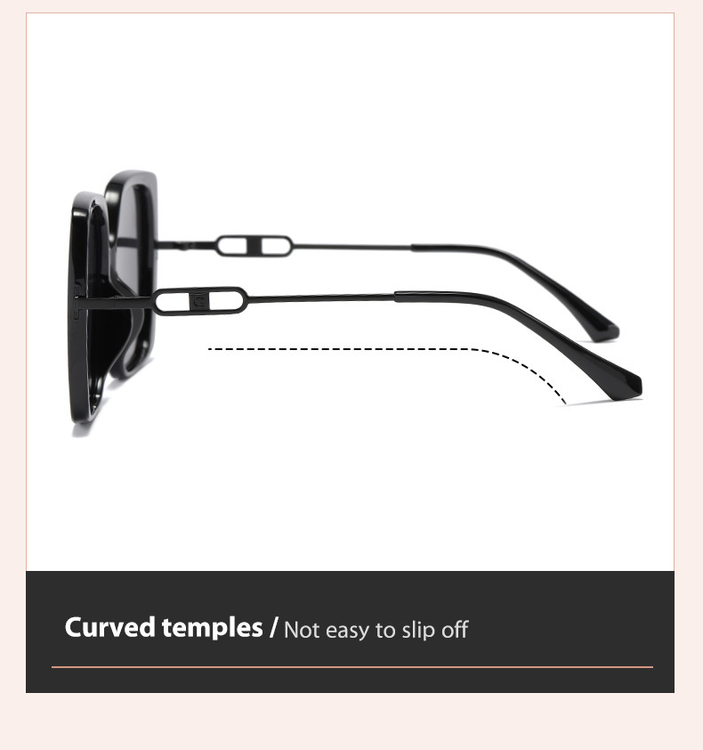 Customizable Box Round Face Sunglasses Metal Injection Frame For Women