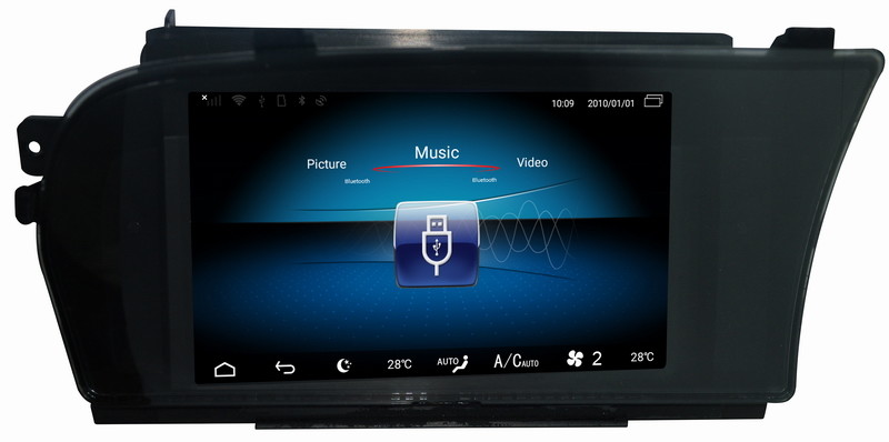 Ouchuangbo car radio gps dual zone android 9.0 for Benz S250 S300 S350 S400 s500 s600 W221 RHD for BT wifi 8 core USB
