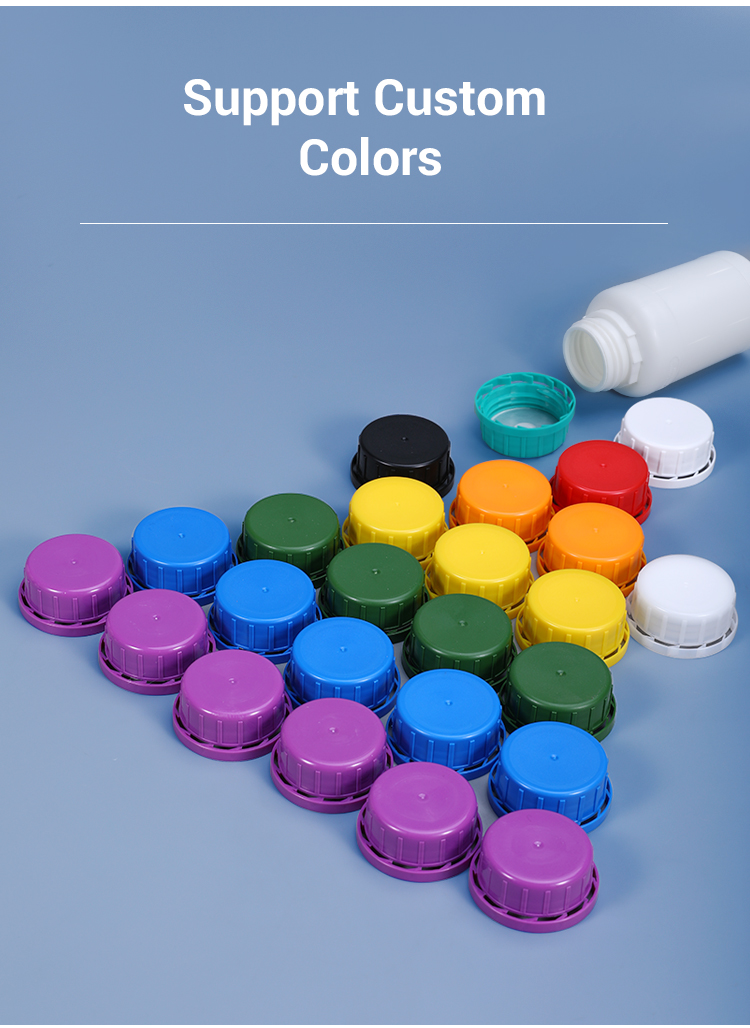Small Mouth Plastic HDPE High Density Polyethylene Bottles For Syrup Packaging