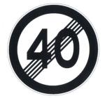Speed limit sign