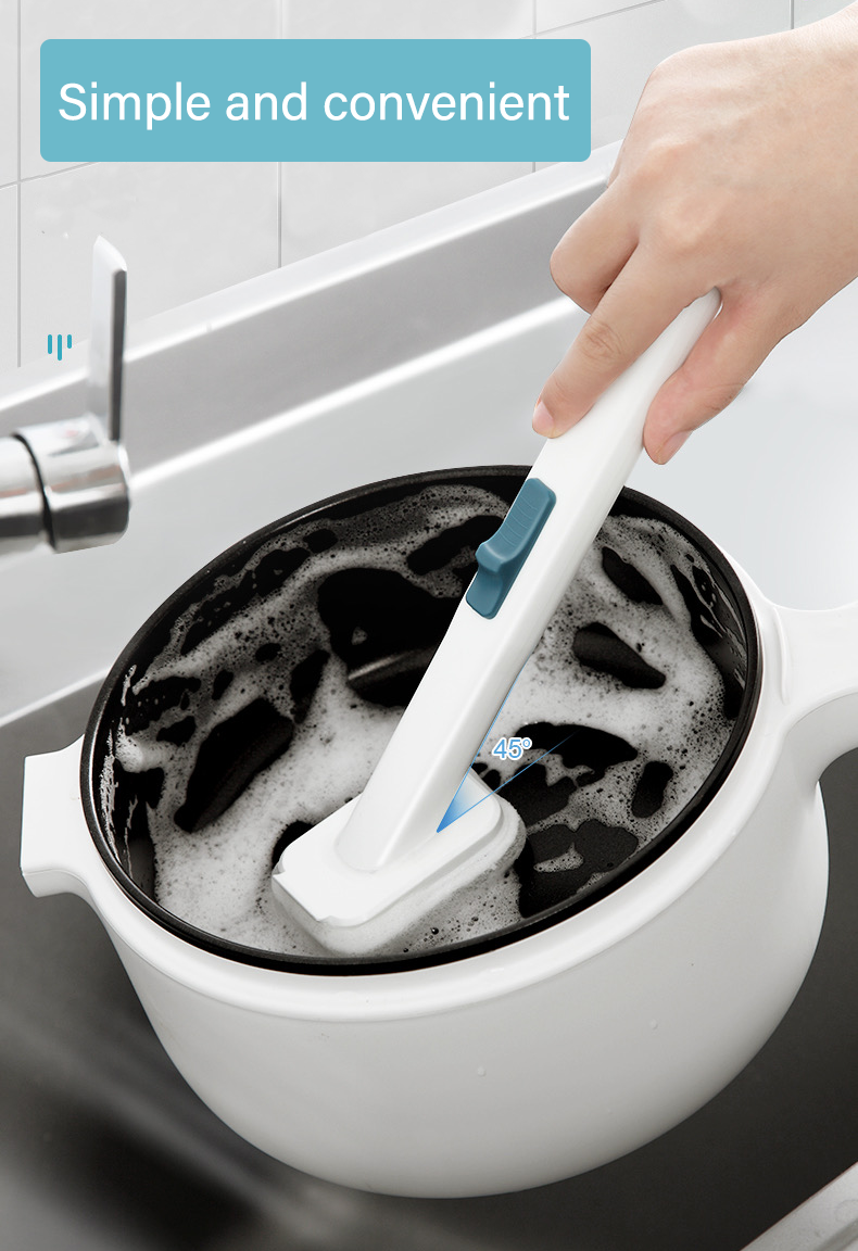 Deep Cleaning Kitchen Pot Brush Easy To Use Disposable Brush Pot Skin Friendly