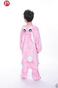 Wholesale Wholesale Soft Animal Cosplay Pyjamas Children Sleepwear pink rabbit kids Pajamas Kigurumi Onesie from china suppliers
