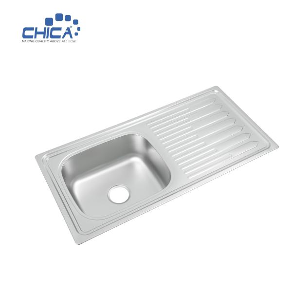 CH10050H Stainless Steel Kitchen Sink Press Kitchen Sink Single Bowl Sink With