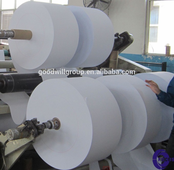 FOCUS Pos Thermal Paper Roll Image Blue Black 100% Imported Wood Pulp 640mm*6000m /800mm*1500m