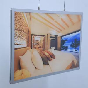 Wholesale Commercial Advertising Led Light Box Sign Lightbox 1.2kg Advertising Displays Double Sides from china suppliers