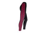Women Rose Panel Detail Design High Waist Yoga Pants Seamless Leggings