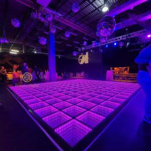 Wholesale LED World Cup 3D Mirror Dance Floor for Event Football Stage Lighting 50*50*7CM 10KG from china suppliers