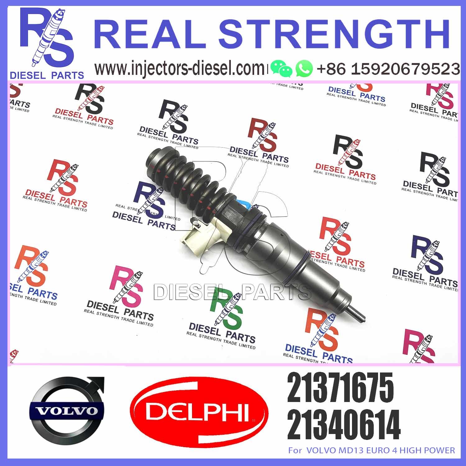 Diesel fuel Injector 21371675 BEBE4D24004 21340611 20430583 by delphi for V-O-L-V truck