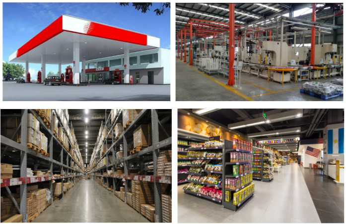 CE ROHS 100W Industrial LED Linear High Bay Light For Warehouse 5 Years Warranty