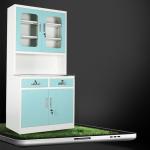 Cold Rolled Steel Medicine Display Cabinet Electrostatic Spraying