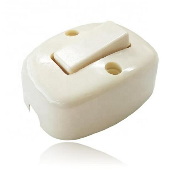 Quality Electrical Cord Line Inline White ABS Wall Switch Socket for sale