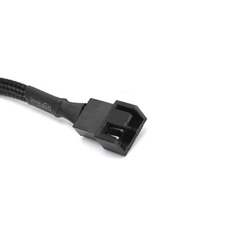 4-Pin PWM to Dual PWM Sleeved Computer Case Fan Power Adapter Cable
