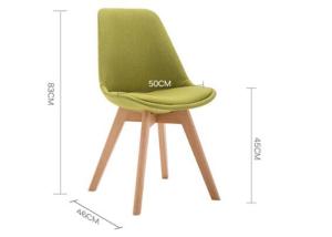 Wholesale Beech Leg Pu Leather Dining Chair with Ergonomically Designed from china suppliers