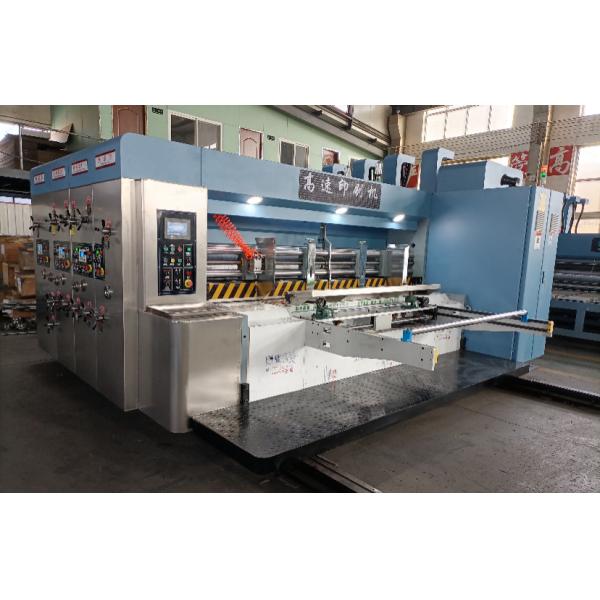 Two Color Flexo Printing, Die Cutting And Stacker Machine