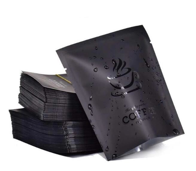 Custom Printed Side gusset flat bottom custom printed drip coffee bean packaging bag with valve