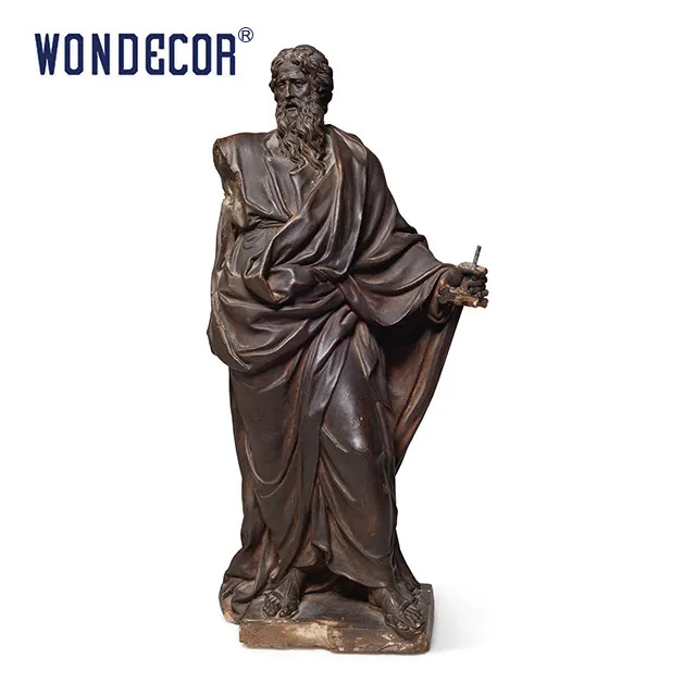 Custom Life Size Bronze Garden Statues with a Western Male Scholars