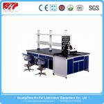 All Wood Corrosion Resistance Lab Island Bench Chemistry Lab Furniture