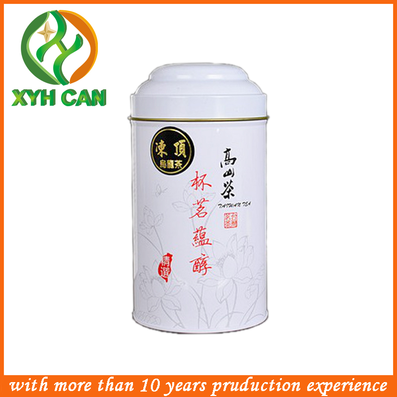 Food Tin Can Professional Coffee Tin Packaging Round Cookie Tins Custom Logo