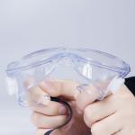 Outdoor Eye Protection Goggles PVC Material Anti Scratch Blocking Saliva