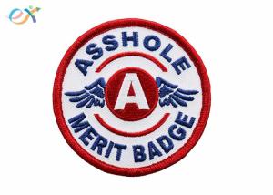 Wholesale Custom Embroidered Logo Round Iron-on Embroidery Patch For Clothing from china suppliers
