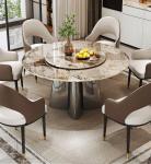 Durable Marble Top Dining Tables With Stainless Steel Legs - Wholesale