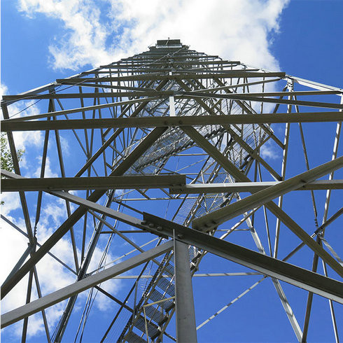 Three Legged Tubular Communication 10m Lattice Steel Towers