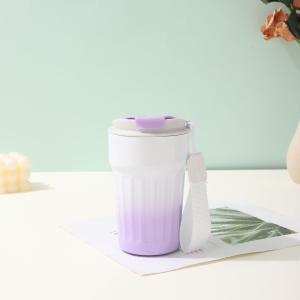 Wholesale 380ml Good Price Fashionable Gradient Double Wall Coffee Mug Vacuum Flask For Travel from china suppliers