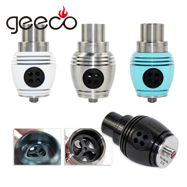 2015 new The Nuke rda with three turbine fans for more airflow and vapor For Zero 60W Mod