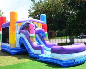 Wholesale Kids Garden Inflatable Bounce House Combo Customized Size from china suppliers