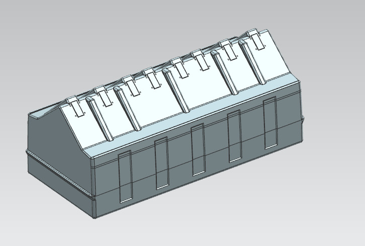 Customized One Time Molding Plastic Water Tank Iron Mold