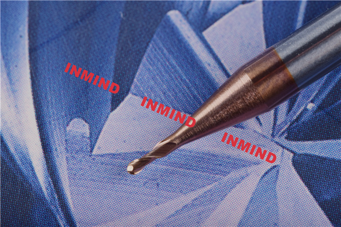 Ball Nose Solid Carbide End Mills 0.5 - 0.6 um Ultra Fine Grain Size