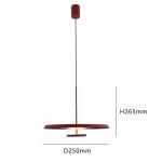 Nordic Postmodern Minimalist Restaurant Aluminum Chandelier Store Pendant Lamps
