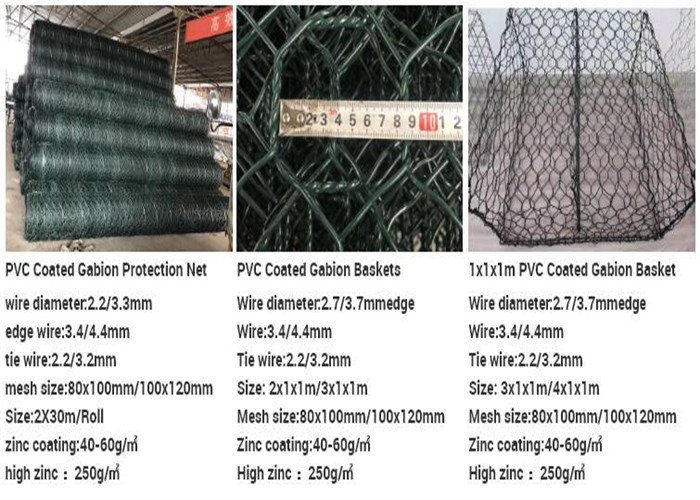 Stone Cage Retaining Wall 60 X 80mm Gabion Wire Mesh