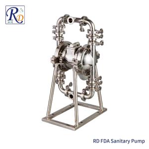 Wholesale RD-FDA 25 Sanitary Penumatic Chemical Diaphragm Pump For Food Pharmaceutical Industry from china suppliers