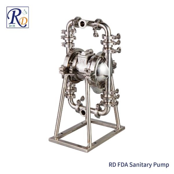 RD-FDA 25 Sanitary Penumatic Chemical Diaphragm Pump For Food Pharmaceutical