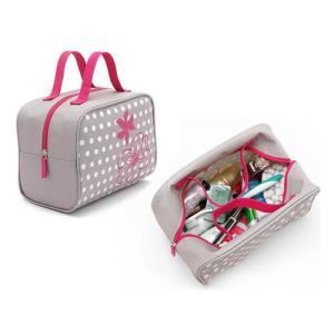 Wholesale Custom Makeup Storage Bags With Handles / Women Printed Travel Hand Bags from china suppliers