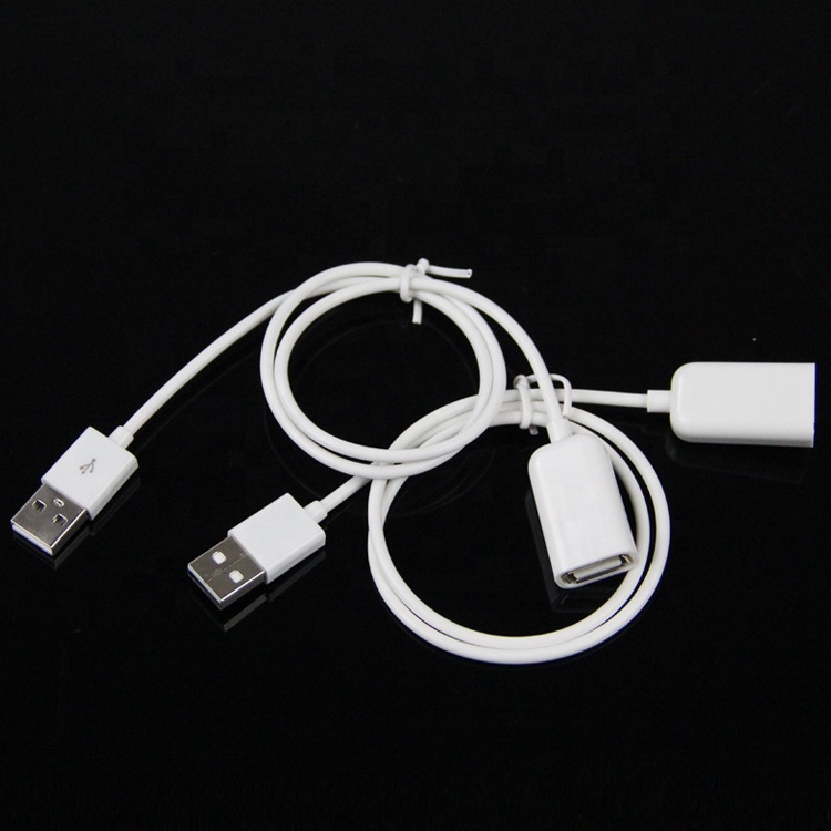 1M 2M Data Charging Male to Female USB 2.0 Type A Extension OTG Cable for Computer Furniture
