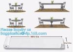 Biodegradable Corn Starch Household Hotel Tablecloths Disposable Table Cover,