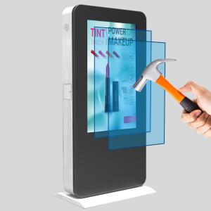 Wholesale ERP Systems 55 Inch Outdoor Lcd Kiosk 6mm AR Glass HDMI AC108V from china suppliers