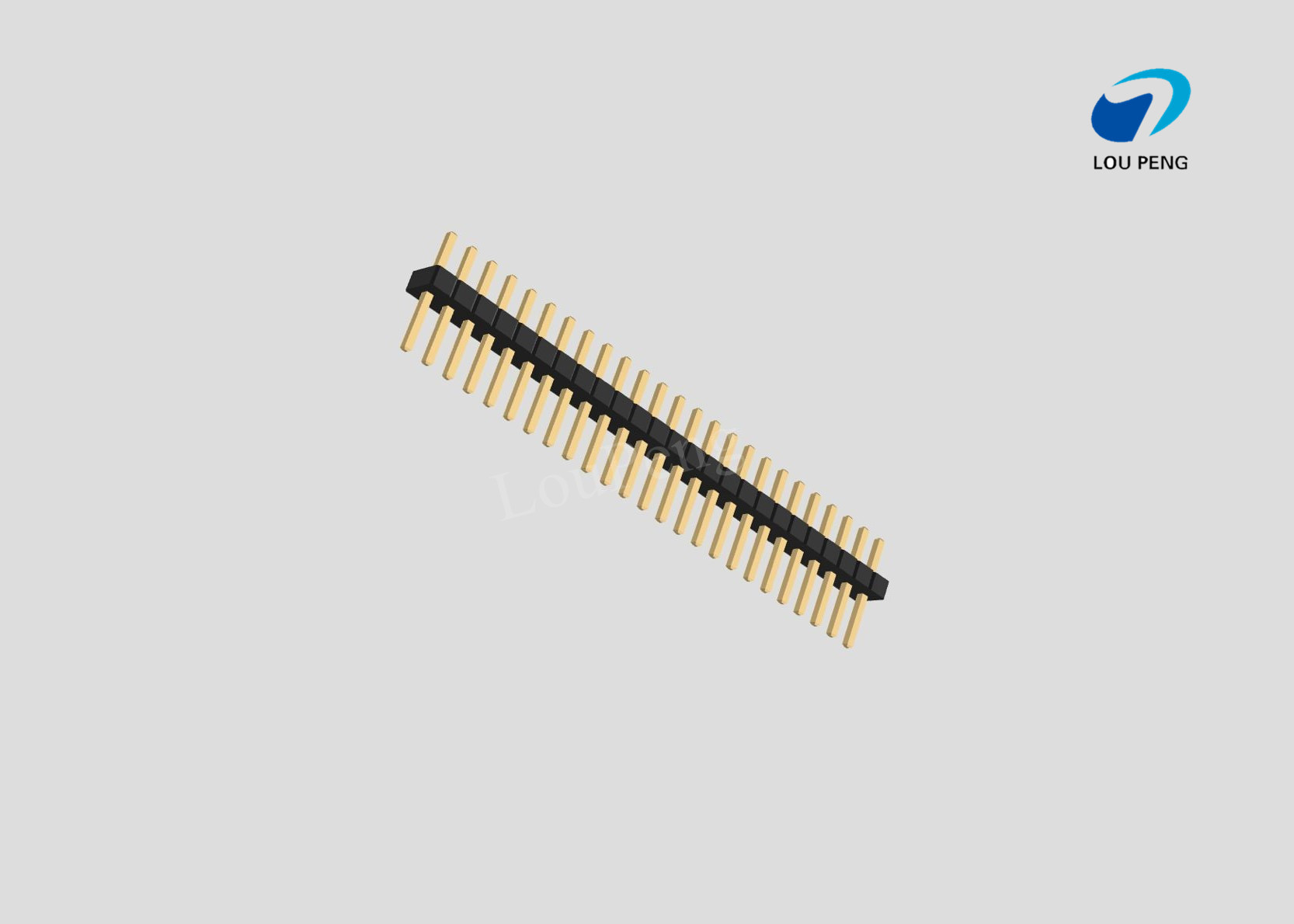 Pin Header 1x25pin 1.27mm pitch vertical