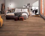 Contamination Free 20cm Width Wooden Porcelain Tiles Oak Tree Brown 150x900mm