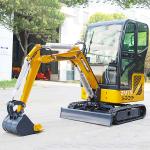 2.5ton Mini Hydraulic Excavator Retractable Shoes Mini Digging Machine