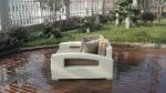 Outdoor Rattan Furniture Lounge Sofa , Luxury Conservatory Sofa Bed