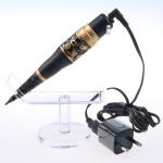 Multifunctional Semi Permanent Makeup Pen , Gold Digital Eyebrow Tattoo Gun