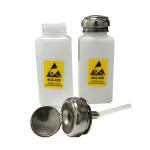 Antistatic ESD White Bottle 200ml Chemical Alcohol Solvent Dispenser Plastic