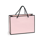 Empty Kraft Boutique Craft Paper Shopping Bags for Small Business at Customization