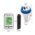 Waterproof Solar Swimming Pool Thermometer For Indoor And Outdoor Weighing 0.5KG